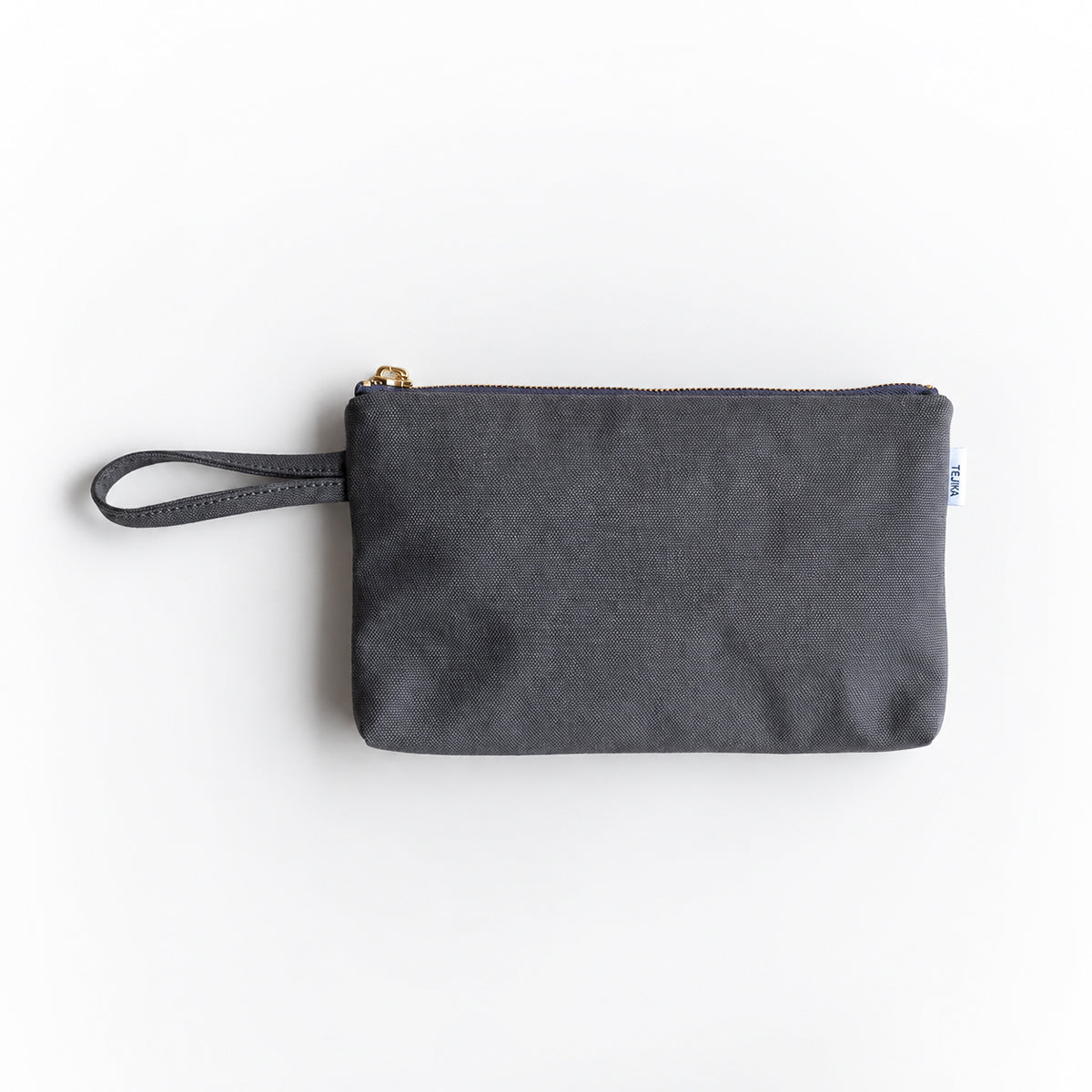 FLAT POUCH - charcoal gray -