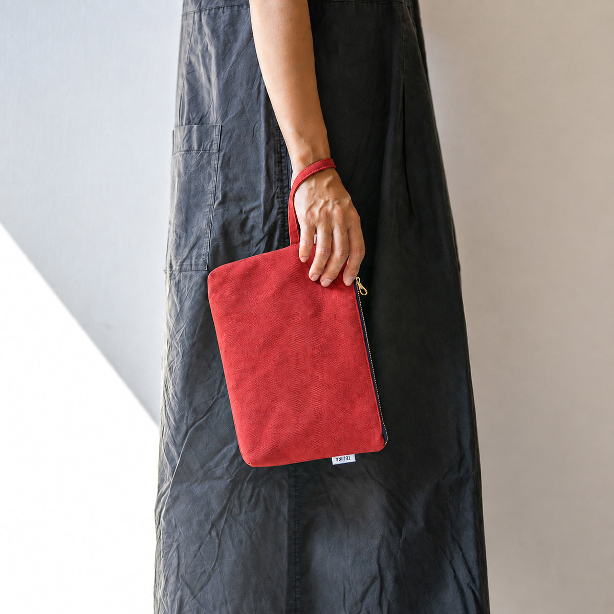 FLAT POUCH - red -