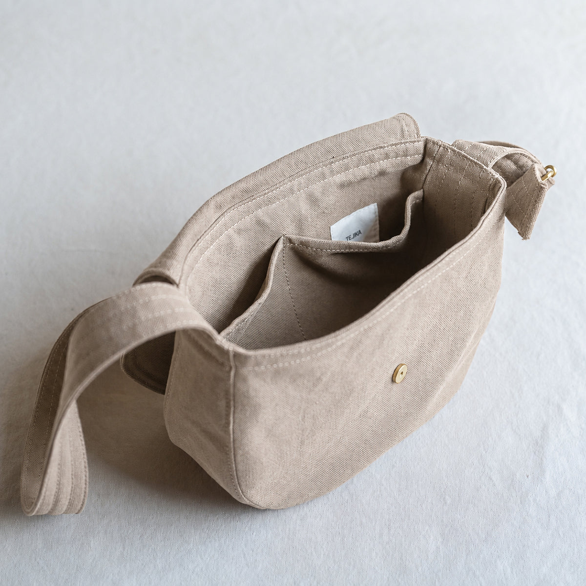 FLAP SHOULDER - beige -