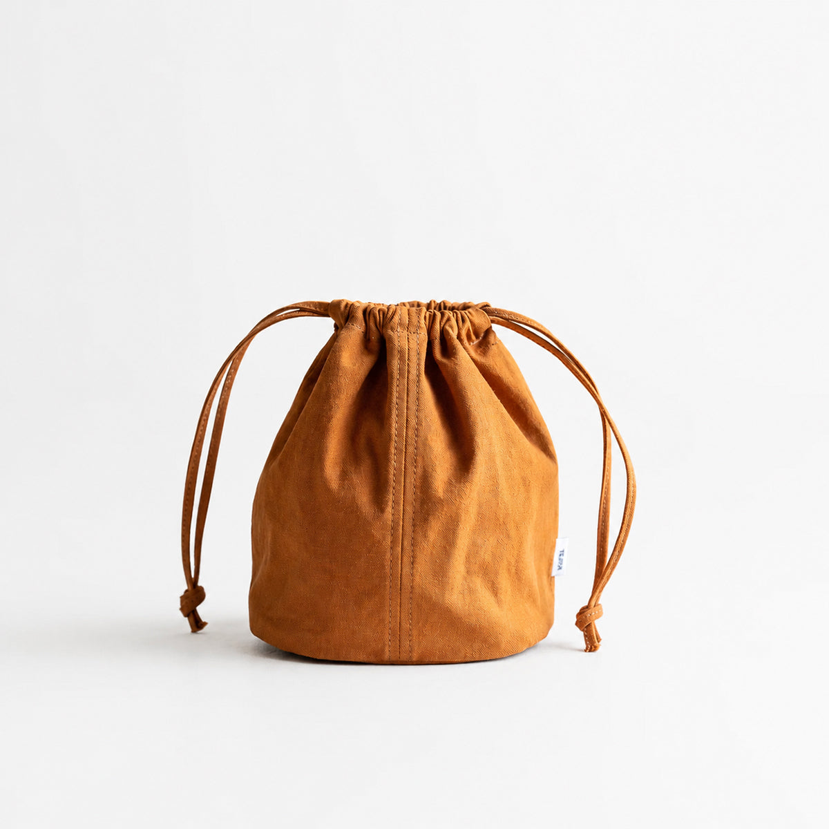 KINCHAKU POUCH - camel -