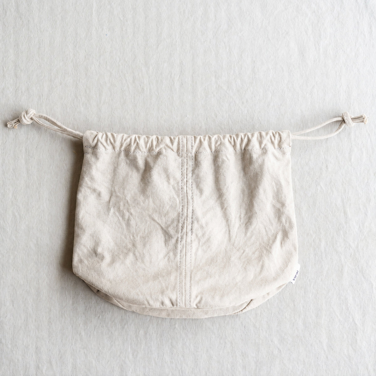 KINCHAKU POUCH - light beige -