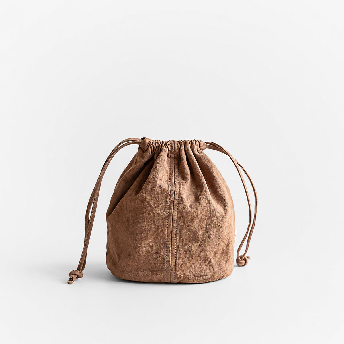 KINCHAKU POUCH - mocha -
