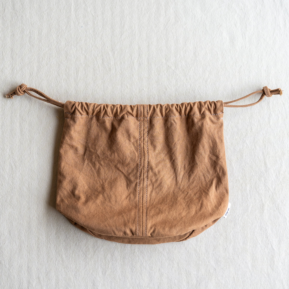KINCHAKU POUCH - mocha -