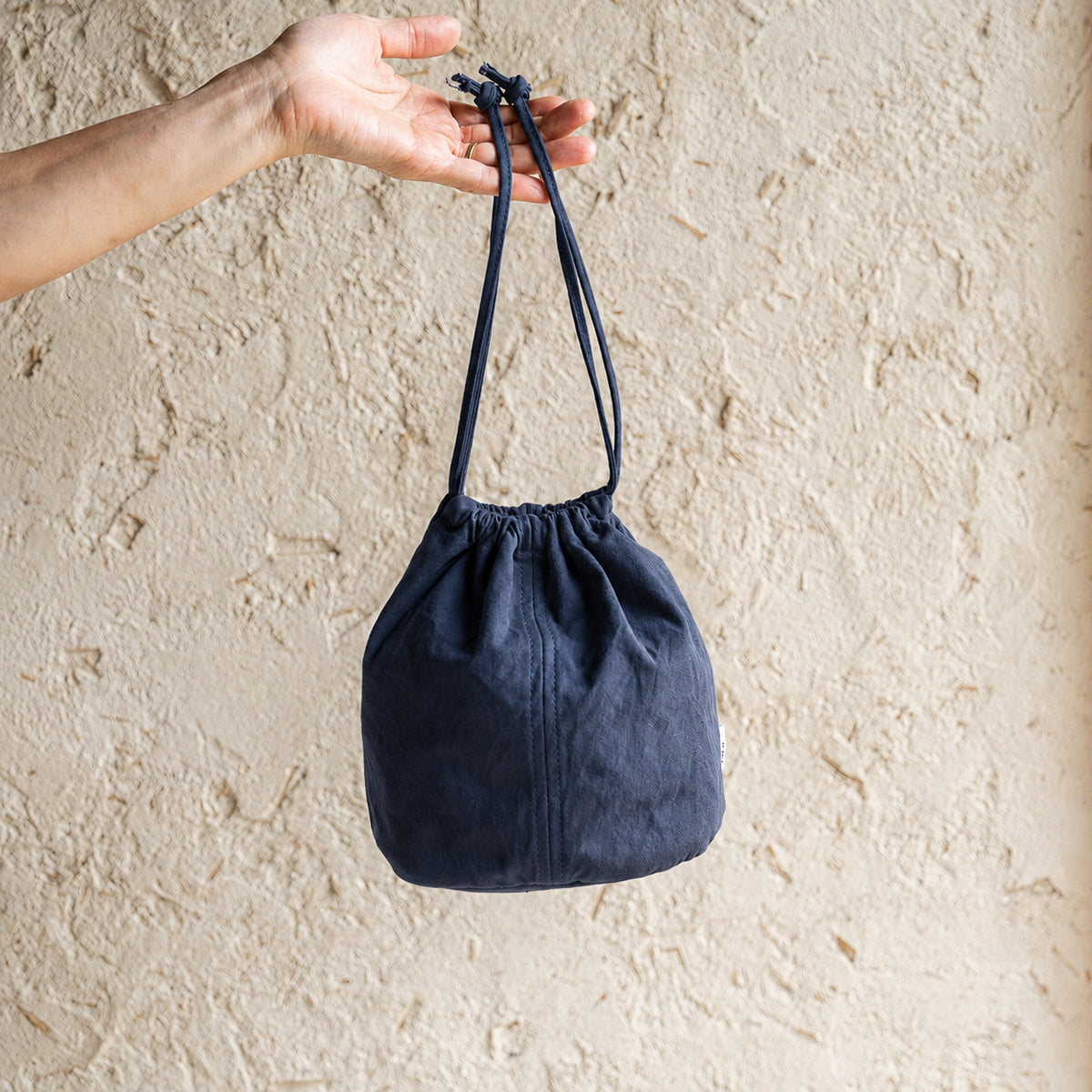 KINCHAKU POUCH - navy -