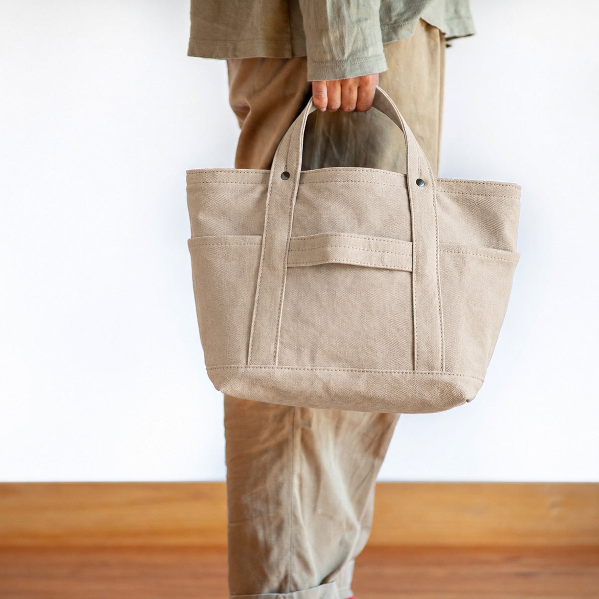 MINI TOOL TOTE - beige -
