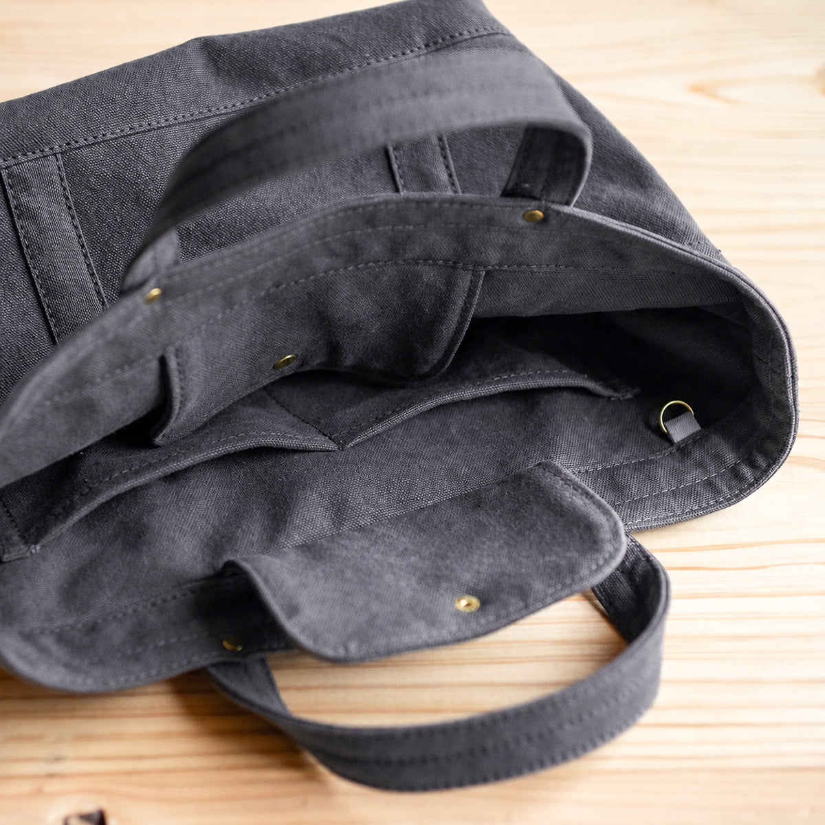 MINI TOOL TOTE - charcoal gray -