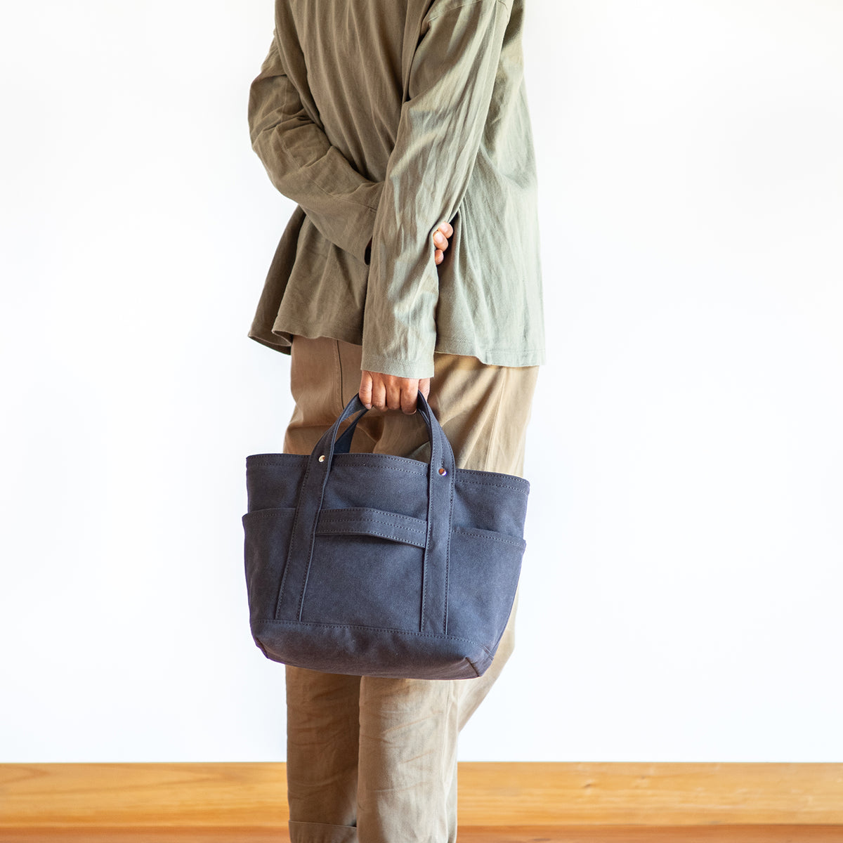 MINI TOOL TOTE - charcoal gray -