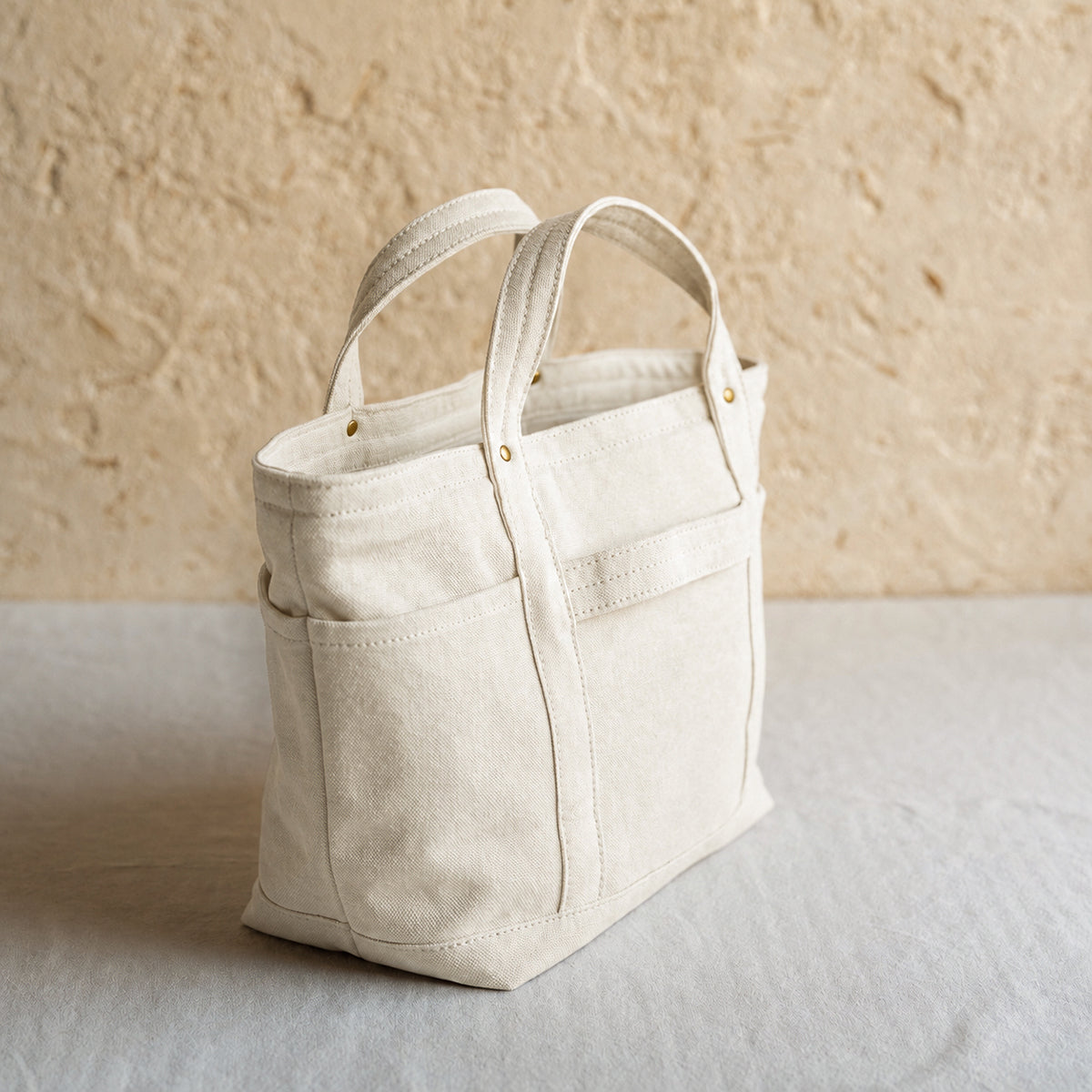 MINI TOOL TOTE - ivory -