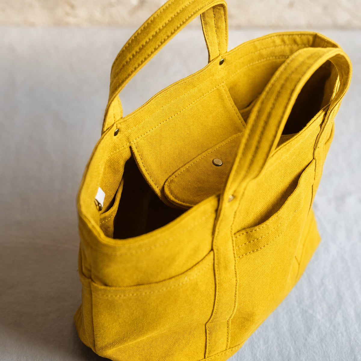MINI TOOL TOTE - mustard -