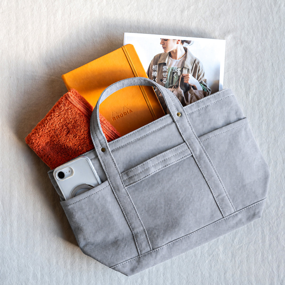 MINI TOOL TOTE - lightgray -