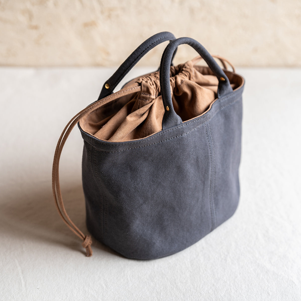 MINI TOTE - charcoal gray -