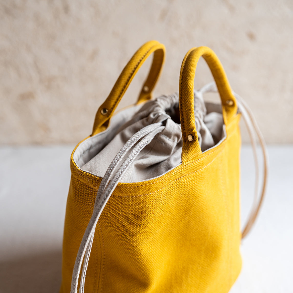 MINI TOTE - mustard -