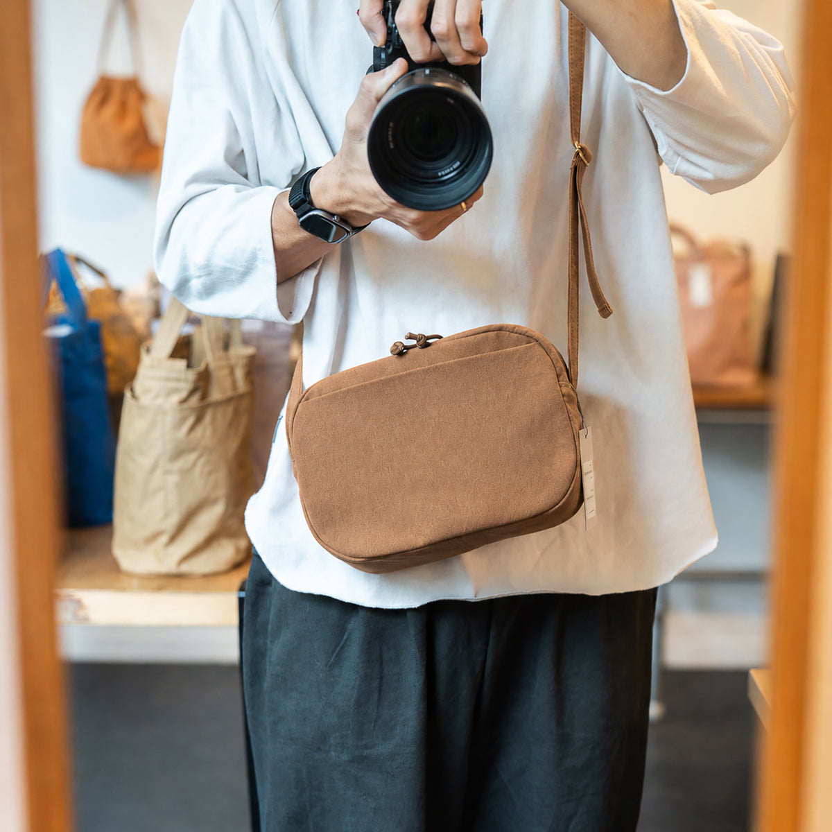 NEW POCHETTE - mocha -