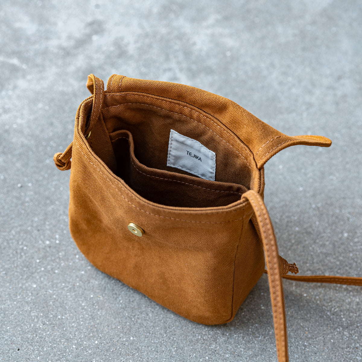 POCKET SHOULDER - camel -