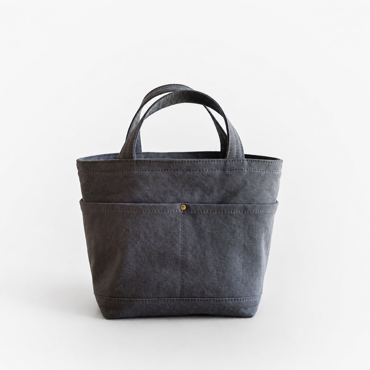 POCKET TOTE - charcoal gray -