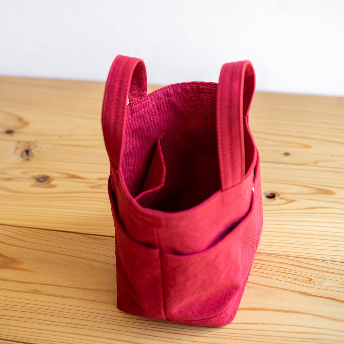 POCKET TOTE - red -