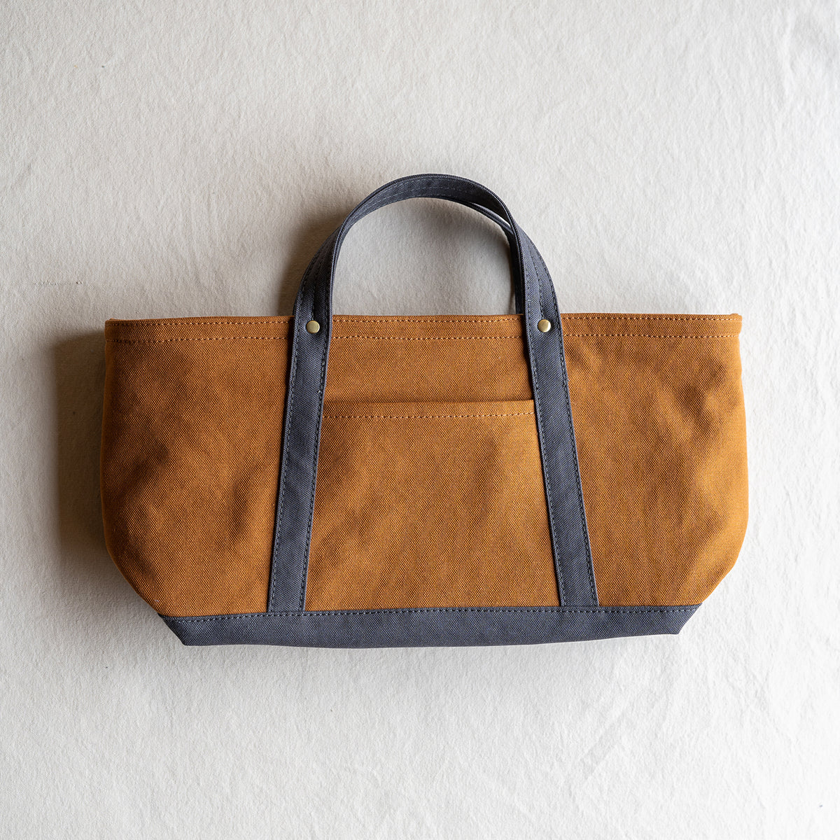 STANDARD TOTE Bi-color（camel×charcoal gray）