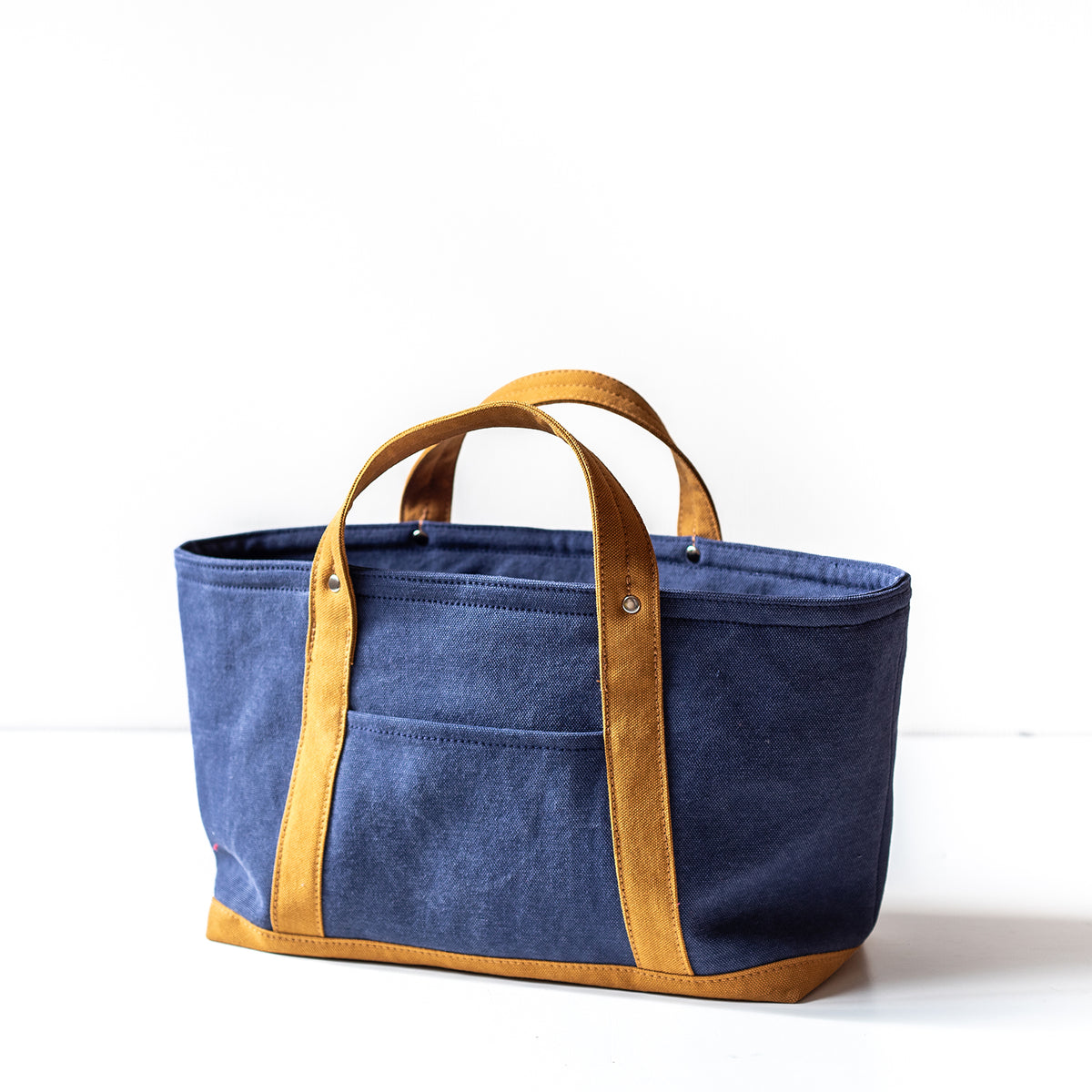 STANDARD TOTE Bi-color（deepnavy×camel）