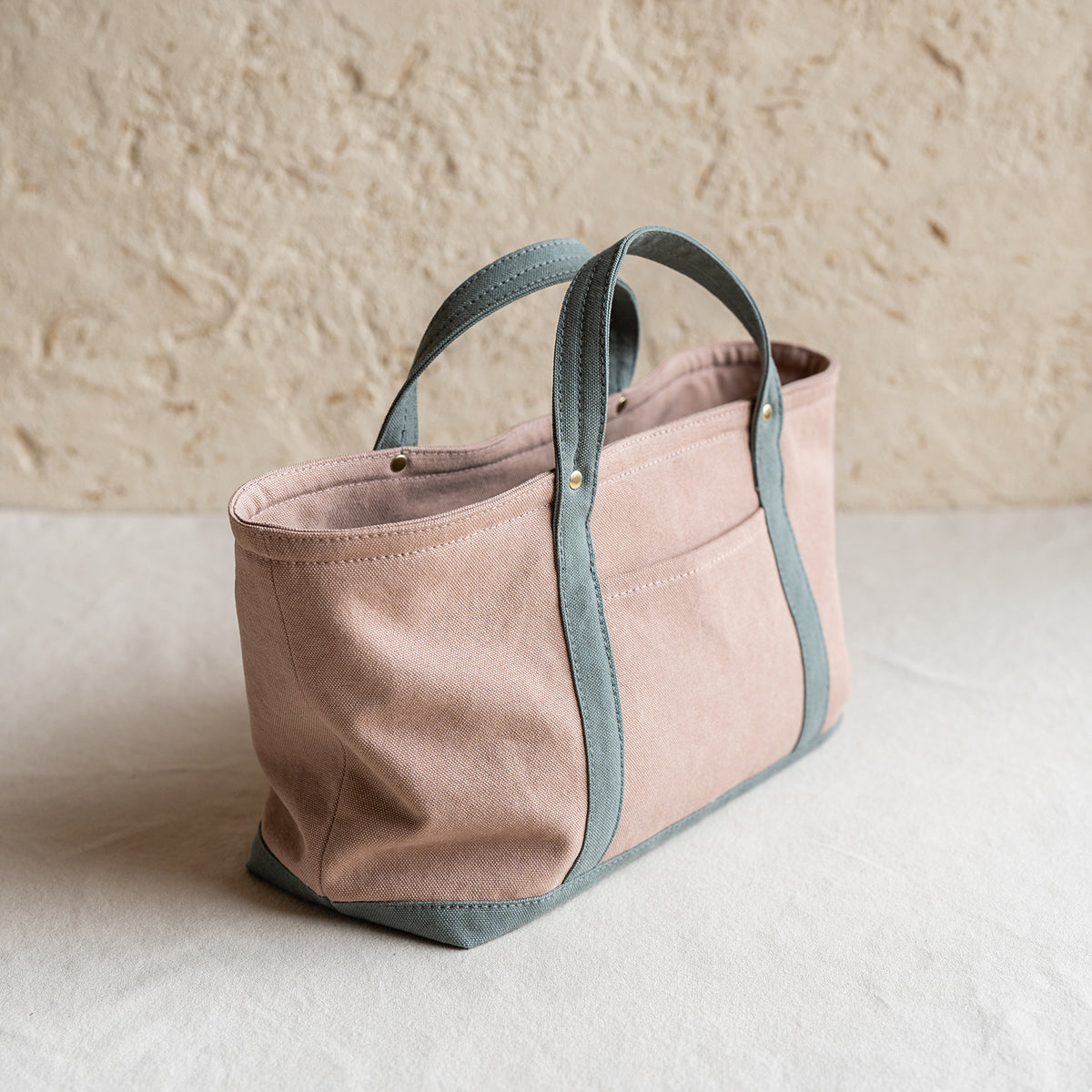 STANDARD TOTE Bi-color（smorkypink×sage）