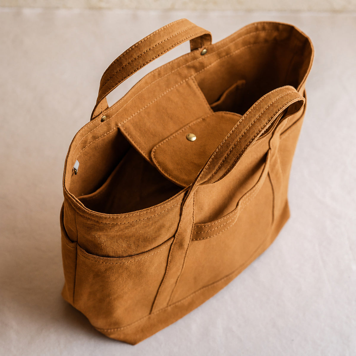 TOOL TOTE - camel -