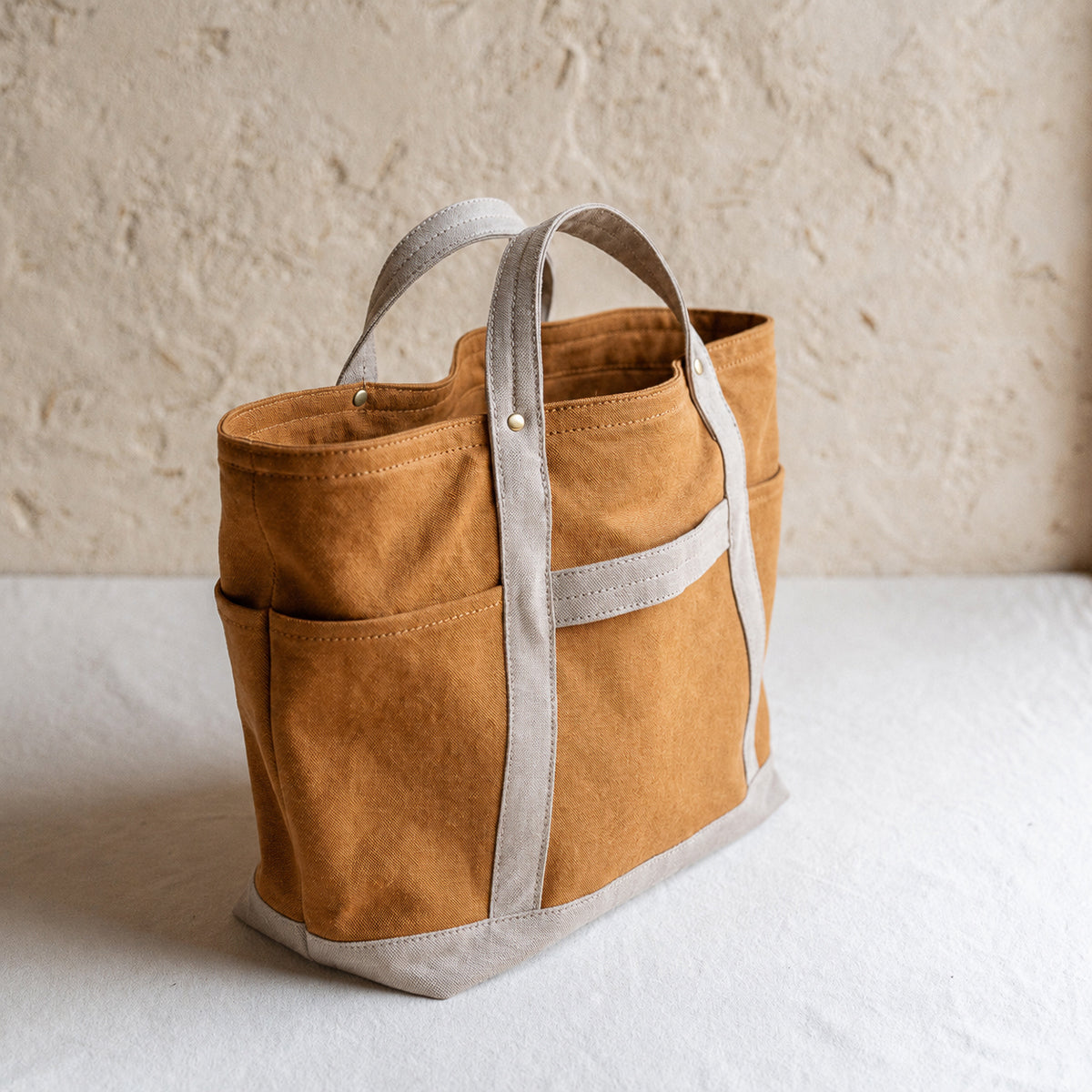 TOOL TOTE Bi-color  （camel×beige）