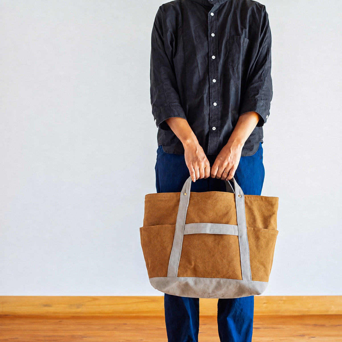 TOOL TOTE Bi-color  （camel×beige）
