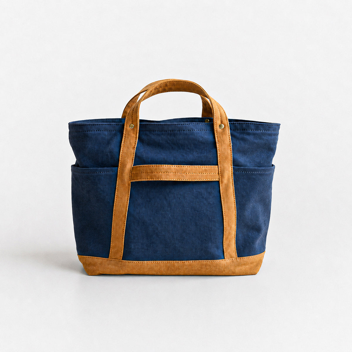 TOOL TOTE Bi-color  （deepnavy×camel）