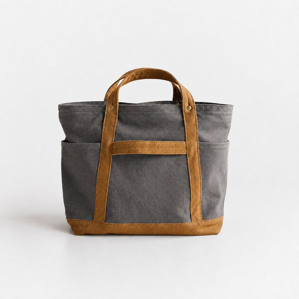 TOOL TOTE Bi-color  （oldkhaki×camel）