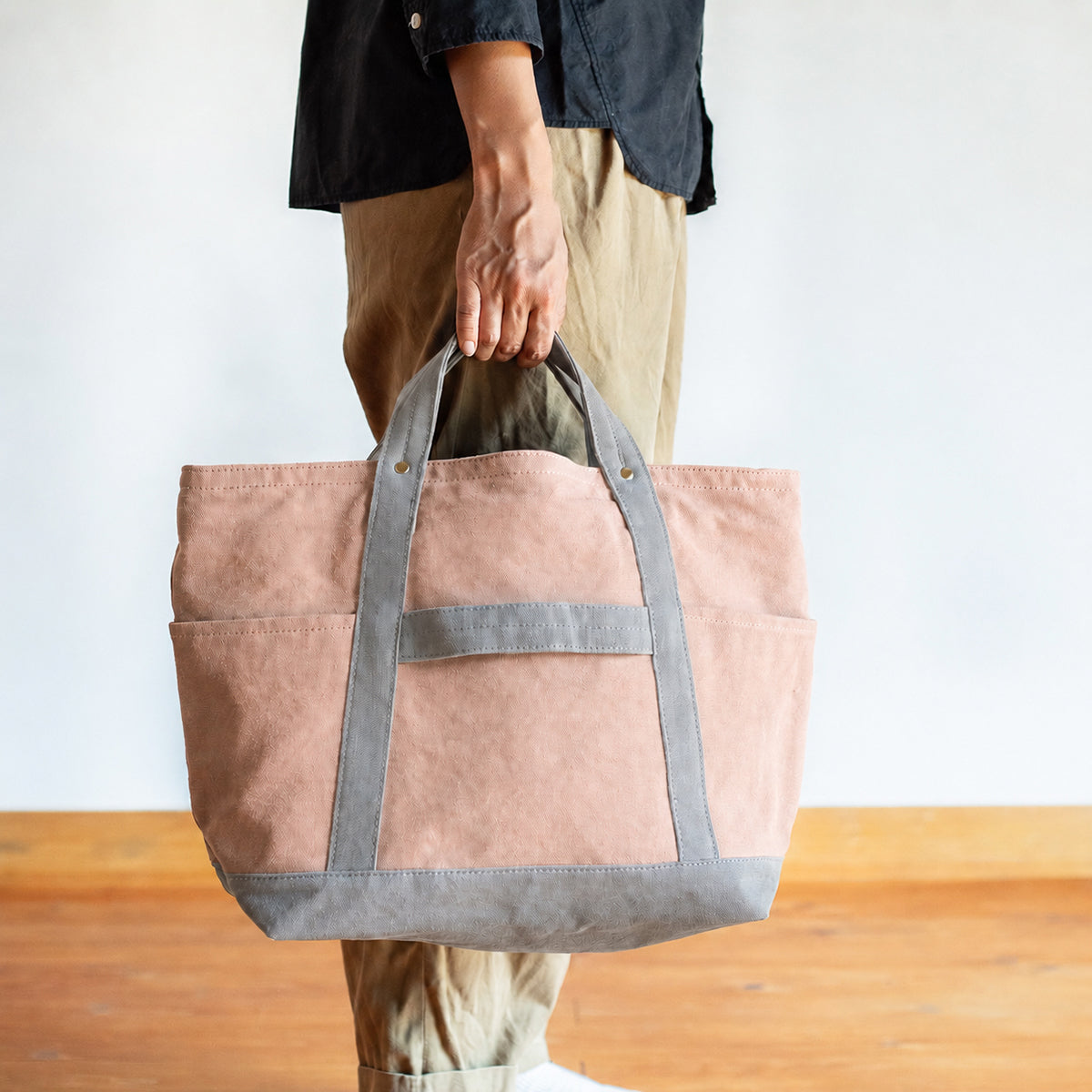 TOOL TOTE Bi-color  （smorkypink×lightgray）